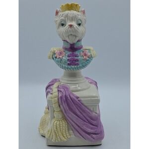 Fitz Floyd Reigning Dog Duke Yorkshire Terrier 9" Tall Figurine